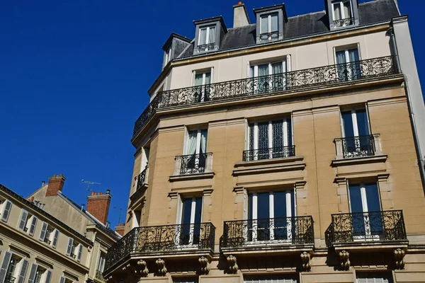 Versailles France February 2021 Apartment Block City Centre — Stock Photo, Image