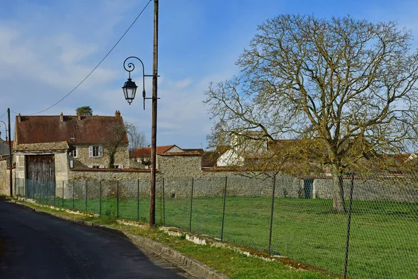 Arthies France February 2021 Picturesque Village — Stock Photo, Image