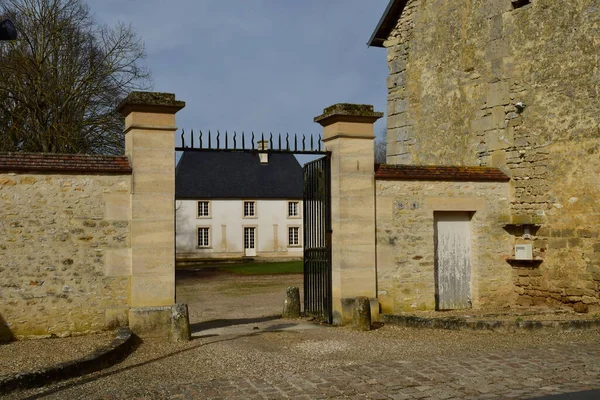 Guiry Vexin Francia Febbraio 2021 Pittoresco Centro Del Paese — Foto Stock