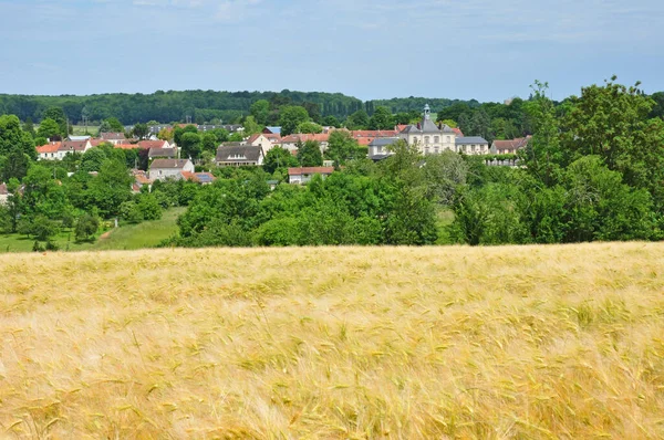 Fontenay Saint Pere France April 2017 Village View South — 图库照片