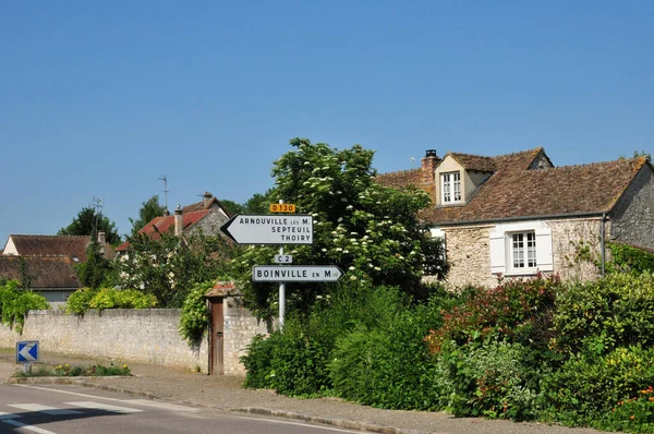 Goussonville Frankreich Juni 2017 Das Malerische Dorf Sommer — Stockfoto