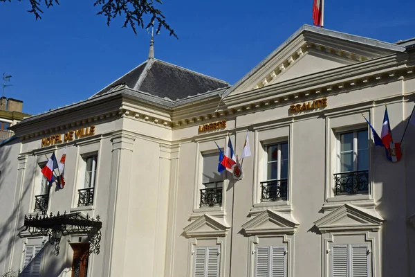 Herblay Sur Seine Francia Febrero 2021 Ayuntamiento —  Fotos de Stock