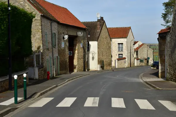 Arthies Frankreich Februar 2021 Das Malerische Dorf — Stockfoto