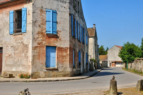 Jambville France April 2017 Village Centre — 스톡 사진