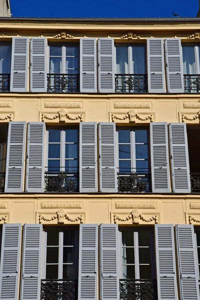 Versalles Francia Febrero 2021 Bloque Apartamentos Centro Ciudad — Foto de Stock