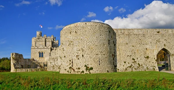 2017年4月3日フランス ハルデロット プラージュ 12世紀に建てられた城 — ストック写真