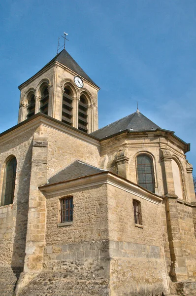 Oinville Sur Montcient França Abril 2017 Igreja Saint Severin — Fotografia de Stock