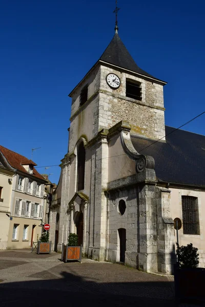 Gaillon Francia Marzo 2021 Iglesia Saint Ouen —  Fotos de Stock