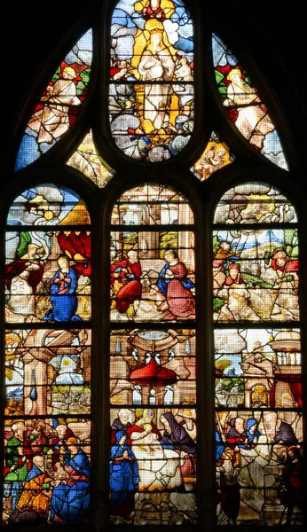 Monfort Amaury Frankrijk April 2017 Saint Pierre Kerk Gebouwd 1591 — Stockfoto