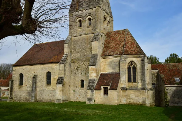 Gadancourt Francia Febbraio 2021 Chiesa San Martino — Foto Stock