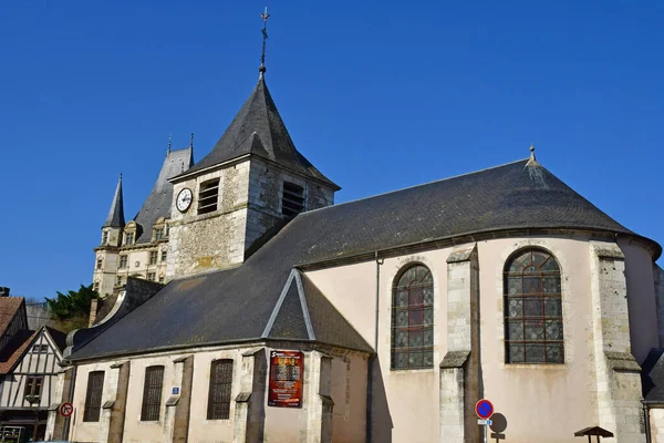 Gaillon France March 2021 Saint Ouen Church — 图库照片