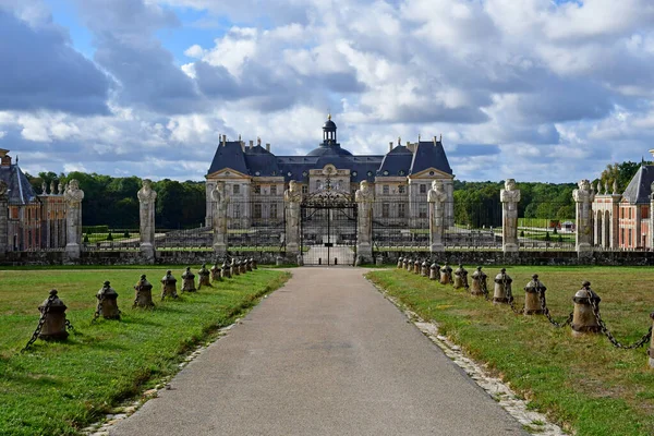 Vaux Vicomte France August 2020 Historical Castle Built Nicolas Fouquet — 图库照片