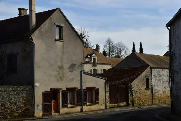 Dit Joli Village フランス 2021年2月21日 村の中心部 — ストック写真