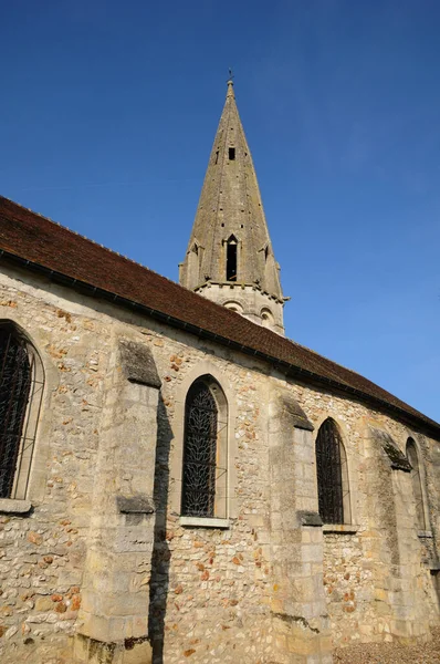 Jambville França Abril 2017 Igreja Notre Dame — Fotografia de Stock