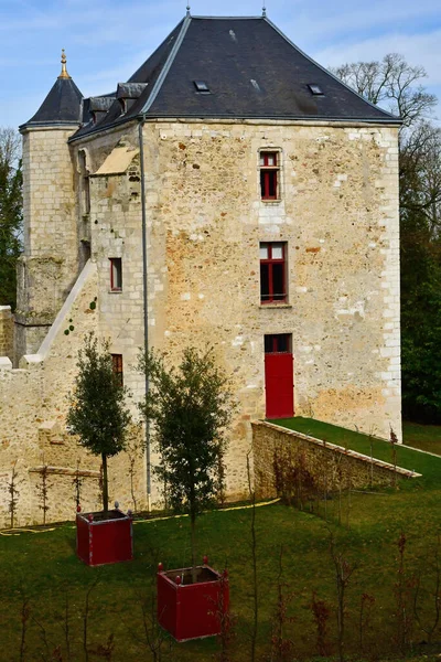 Arthies France February 2021 Castle — Stock Photo, Image