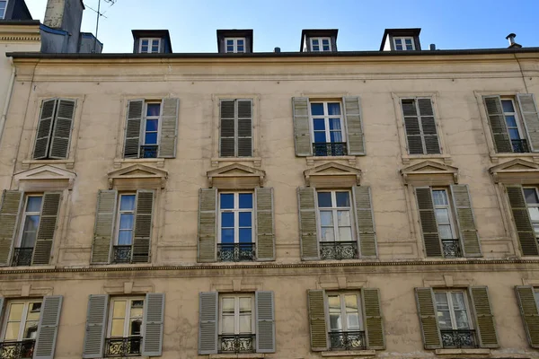 Versalles Francia Febrero 2021 Bloque Apartamentos Centro Ciudad — Foto de Stock