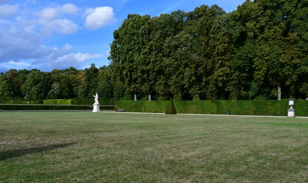 Vaux Vicomte Frankreich August 2020 Der Historische Schlosspark — Stockfoto
