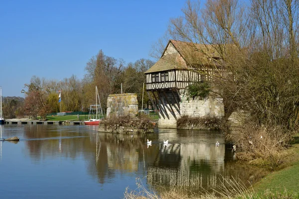 Vernon Frankrijk Maart 2021 Oude Molen — Stockfoto