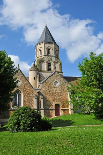 Saint Martin Garenne Franciaország Június 2018 Festői Szent Márton Templom — Stock Fotó