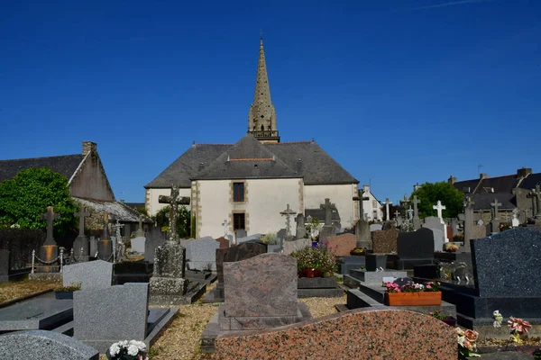 Arzon Frankreich Juni 2021 Der Friedhof Der Nähe Der Kirche — Stockfoto