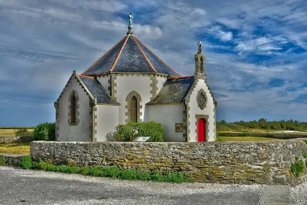 Sarzeau Penvins France June 2021 Notre Dame Cote Chapel — стокове фото