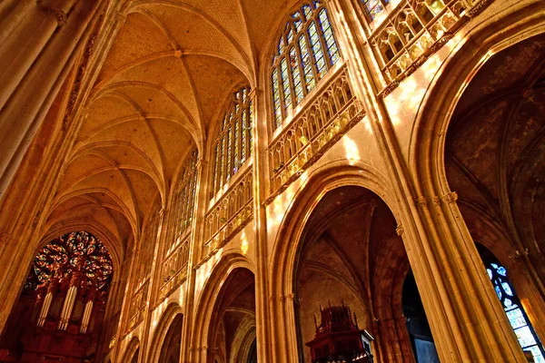 Vernon França Março 2021 Igreja Colegial Notre Dame — Fotografia de Stock