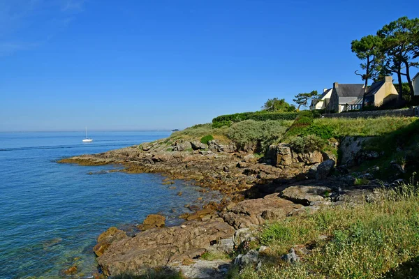 Arzon Frankreich Juni 2021 Das Dorf Port Navalo — Stockfoto