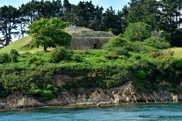 Larmor Baden Franciaország 2021 Június Gavrinis Sziget Morbihan Öbölben — Stock Fotó