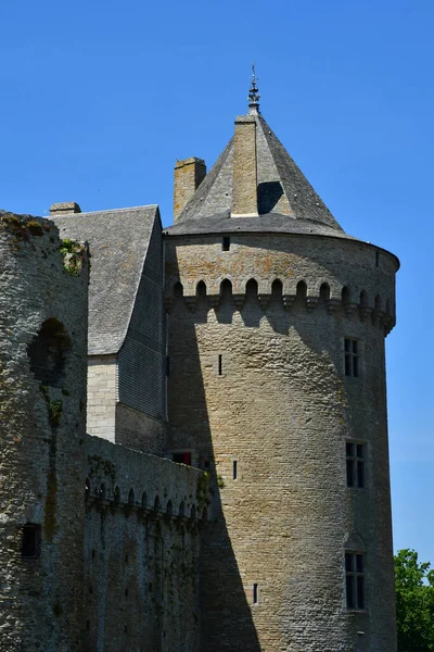 Sarzeau Frankrike Juni 2021 Suscinio Slott Byggdes Talet Bretagne Hertigarna — Stockfoto