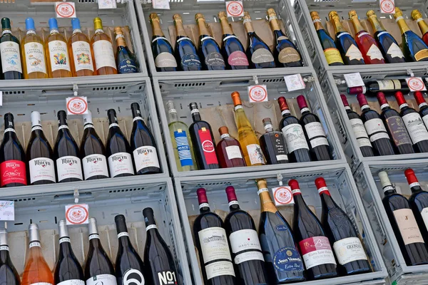 Arzon Frankreich Juni 2021 Wein Auf Dem Port Crouesty Markt — Stockfoto