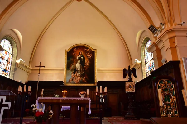 Arzón Francia Junio 2021 Iglesia Nuestra Señora Asunción — Foto de Stock