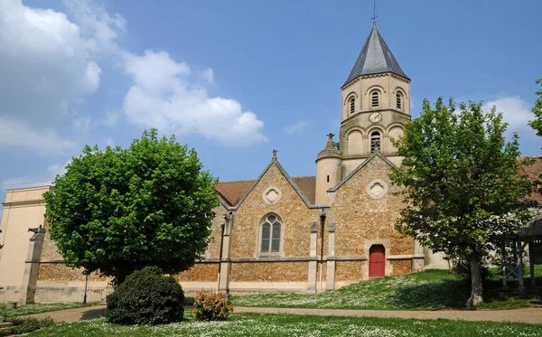 Saint Martin Garenne France Juin 2018 Pittoresque Église Saint Martin — Photo