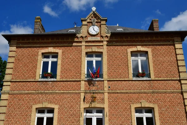 Fresne Archeveque France June 2021 City Hall — 스톡 사진