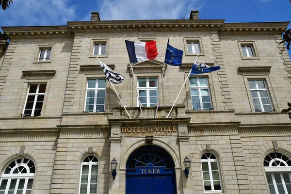 Quimper Frankrijk Mei 2021 Het Stadhuis Het Pittoreske Oude Stadscentrum — Stockfoto