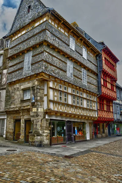 Quimper Frankrijk Mei 2021 Het Pittoreske Oude Stadscentrum — Stockfoto