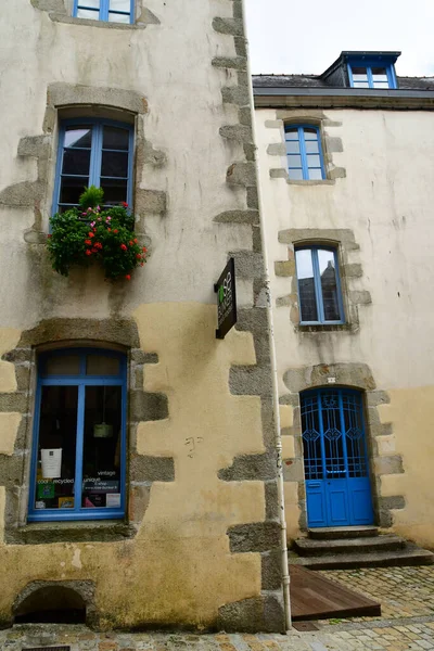 Quimper França Maio 2021 Pitoresco Centro Histórico Cidade — Fotografia de Stock