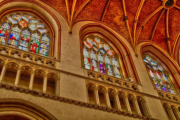 Quimper France May 2021 Saint Corentin Cathedral — Stock Photo, Image