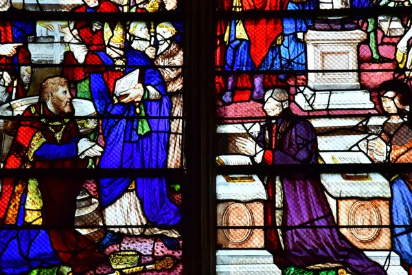 Les Andelys França Junho 2021 Igreja Colegial Notre Dame — Fotografia de Stock