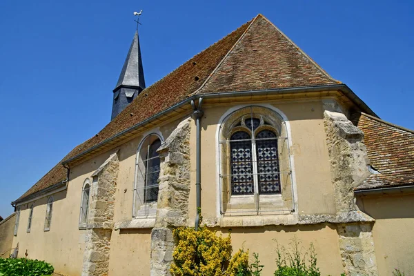 Villiers Mahieux Frankreich Juli 2021 Die Kirche Saint Martin — Stockfoto