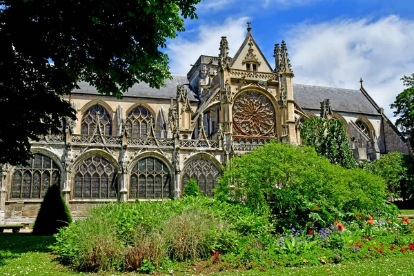 Les Andelys Frankrijk Juni 2021 Collegiale Kerk Notre Dame — Stockfoto