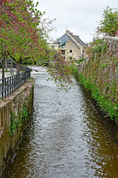 Quimper Frankrike Maj 2021 Den Pittoreska Gamla Stadskärnan — Stockfoto