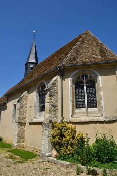 Villiers Mahieux France Juillet 2021 Église Saint Martin — Photo