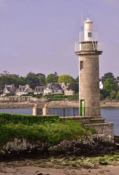 Benodet Frankreich Mai 2021 Ein Leuchtturm Der Malerischen Altstadt — Stockfoto