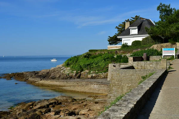 Arzon Frankrijk Juni 2021 Het Dorp Port Navalo — Stockfoto