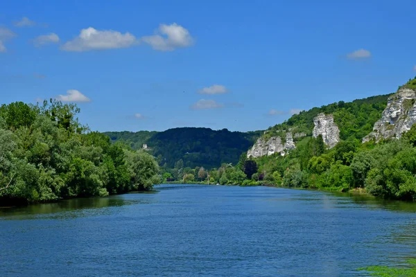 Les Andelys Fransa Haziran 2021 Seine Nehir Kenarı — Stok fotoğraf