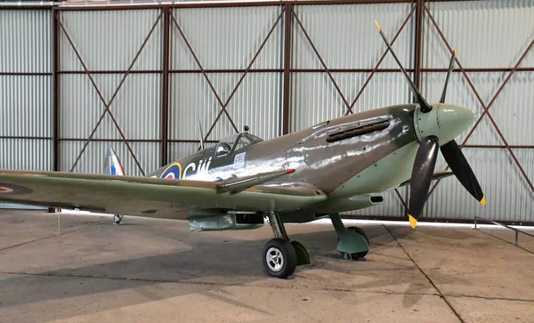 Bourget Γαλλία Ιουλίου 2021 Ένα Υπερθαλάσσιο Spitfire Που Δημιουργήθηκε Στην — Φωτογραφία Αρχείου