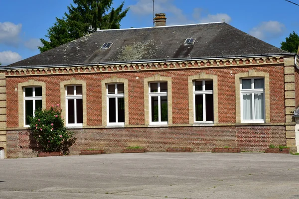Fresne Archeveque France June 2021 School — Stock Photo, Image