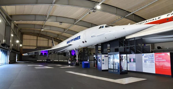 Bourget Francie Červenec 2021 Concorde Vzdušném Kosmickém Muzeu — Stock fotografie