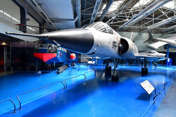 Bourget Frankrike Juli 2021 Ett Dassault Mirage Flyg Och Rymdmuseet — Stockfoto