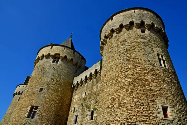 Sarzeau Francie Červen 2021 Hrad Suscinio Postavený Století Vévody Bretagne — Stock fotografie